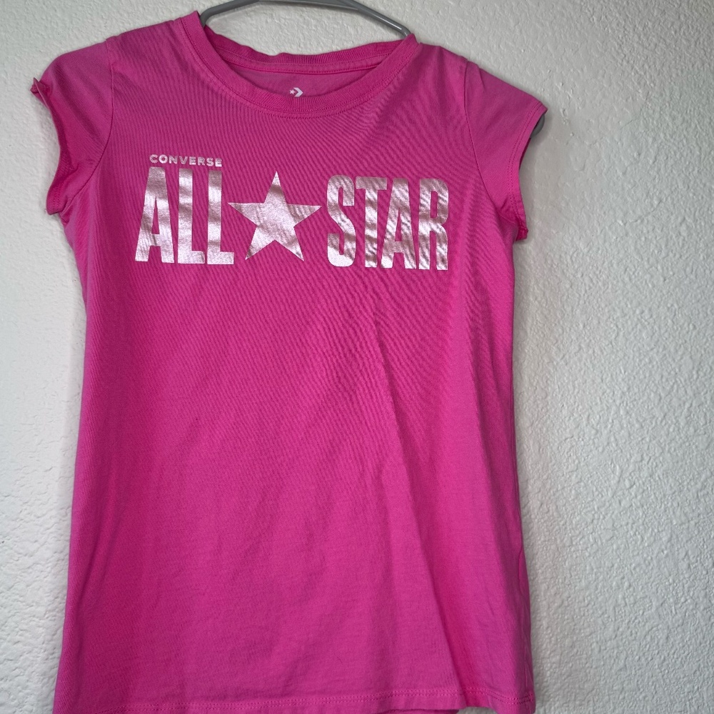 Converse Girls Pink T-Shirt